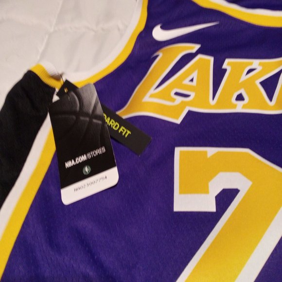 LeBron James #23 Lakers Jersey Royal Purple Size L
